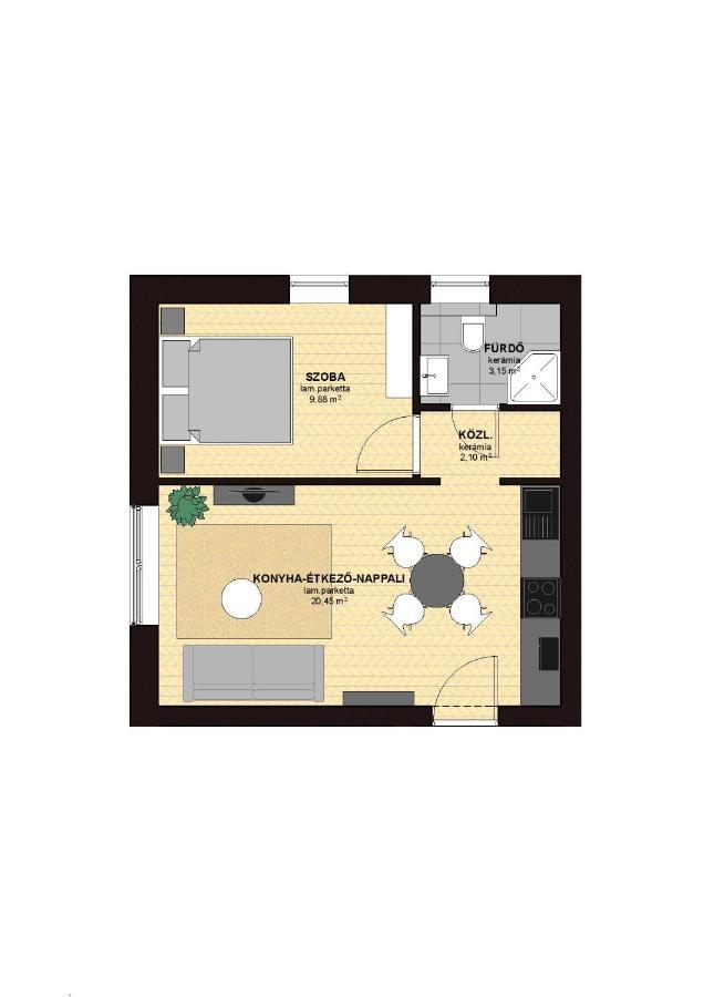 Dotis Apartman Tata Exteriör bild
