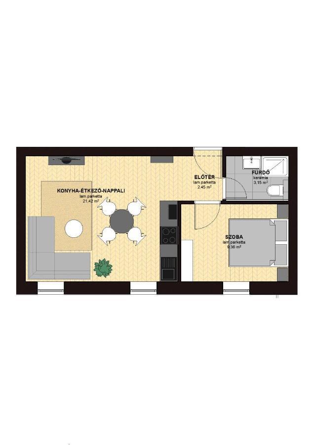 Dotis Apartman Tata Exteriör bild