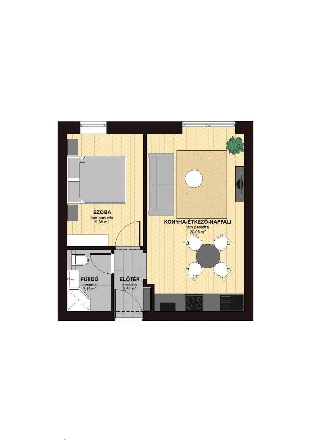Dotis Apartman Tata Exteriör bild